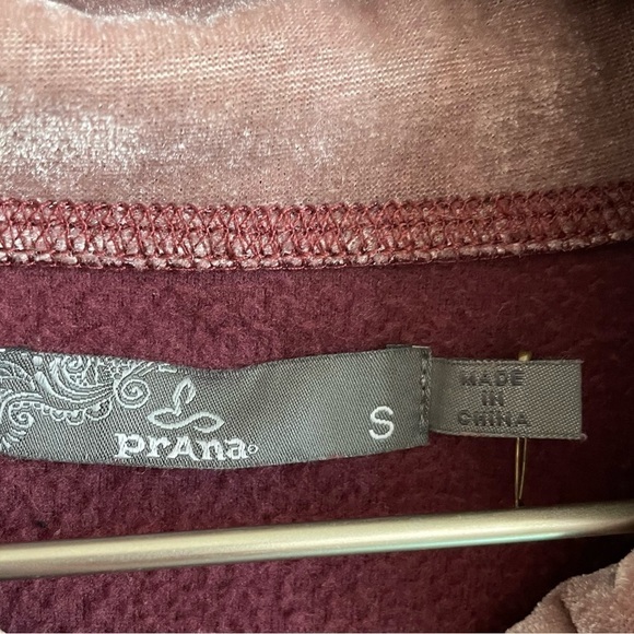 PrAna Cozy Fleece Pullover Top, Size S - Picture 3 of 6